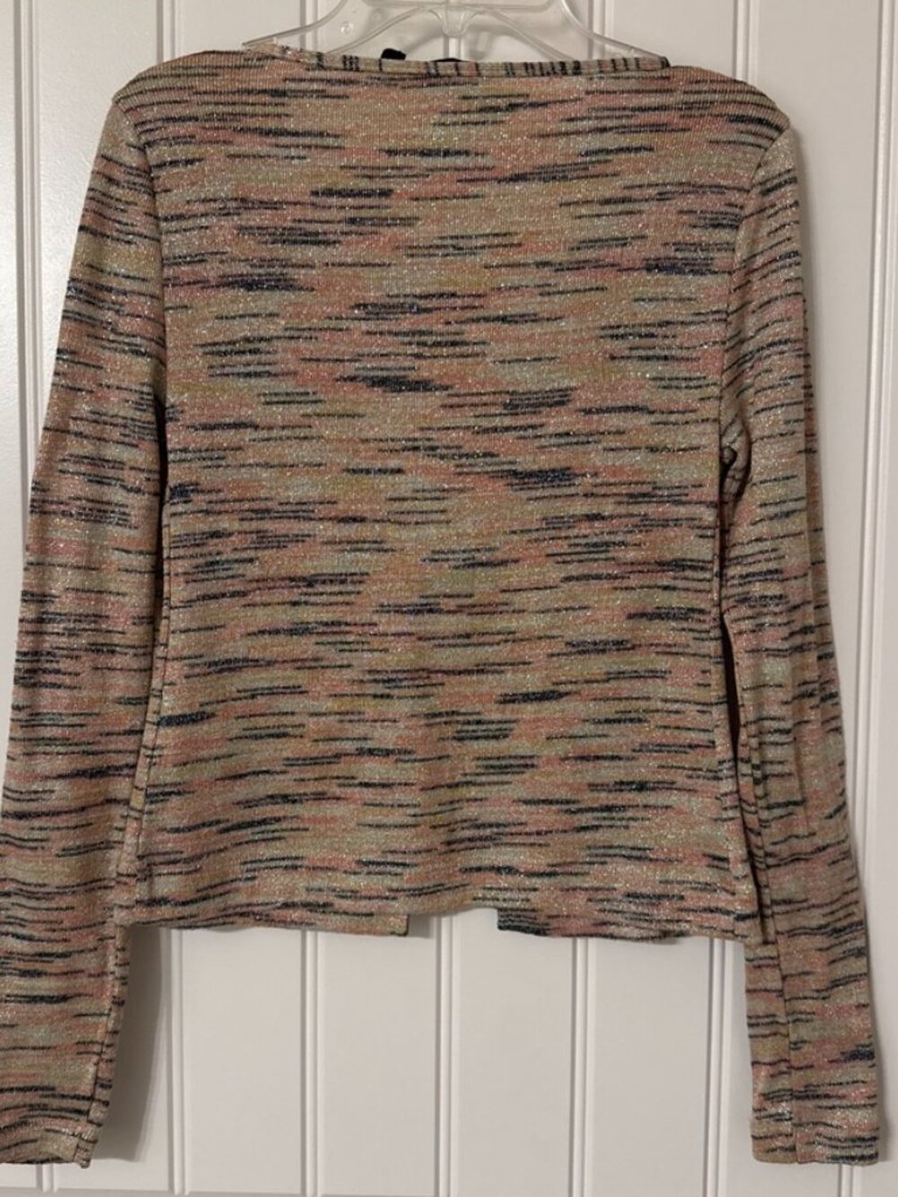 Sparkly autumn tie front cardigan - Picture 3 of 4